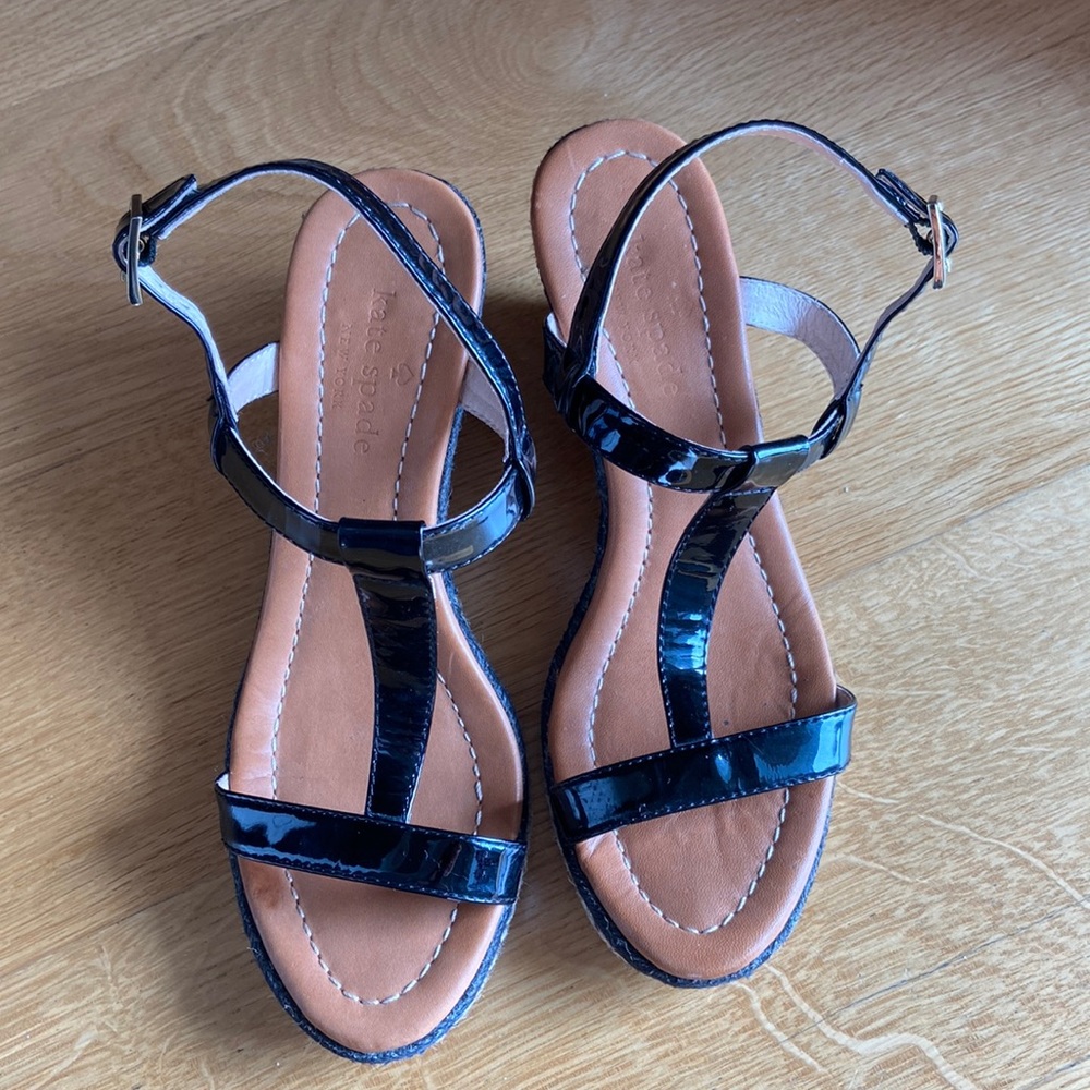 kate spade espadrille wedge sandals. Great used condition. Size 6M